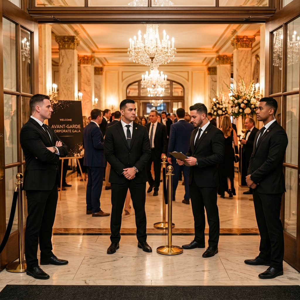 Crown Eventz Security Team at Luxury Event